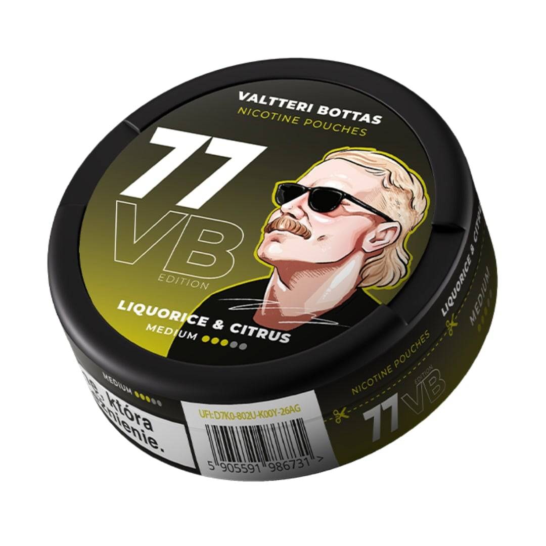 77 Liquorice Citrus 20mg Valtteri Bottas