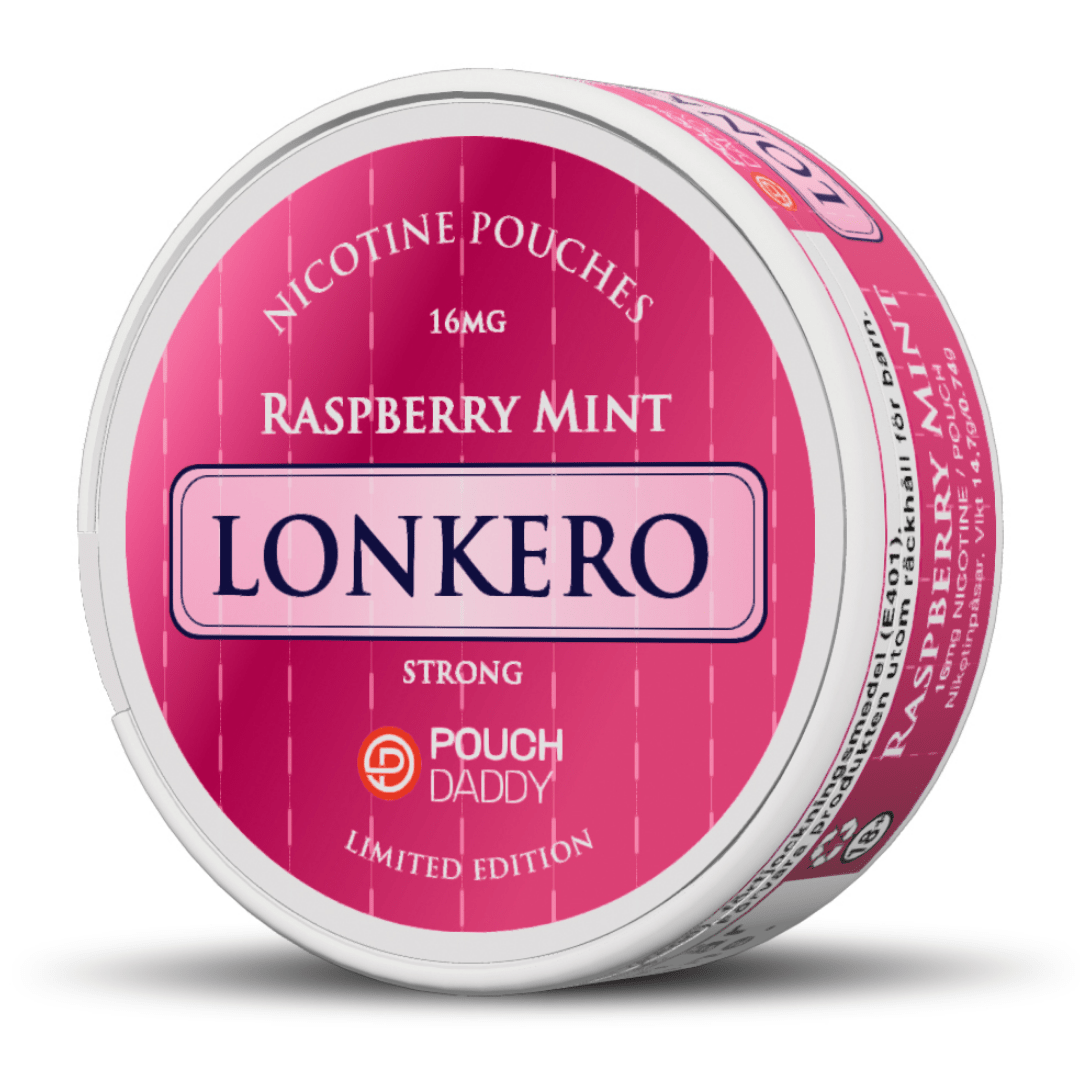 Pouchdaddy Lonkero Raspberry & Mint Limited Edition